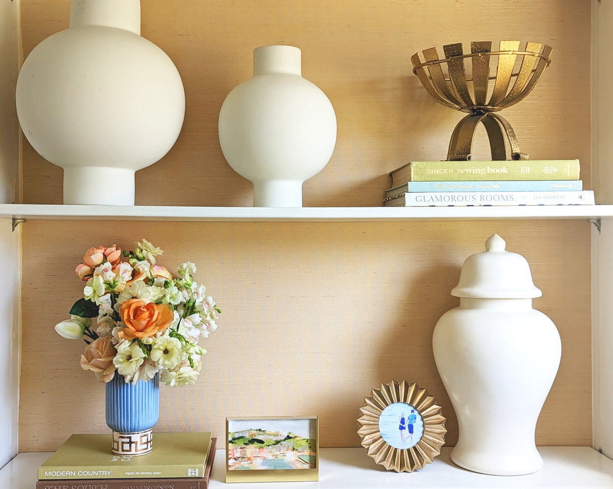 Golden Key Vase with 22K Gold Accent