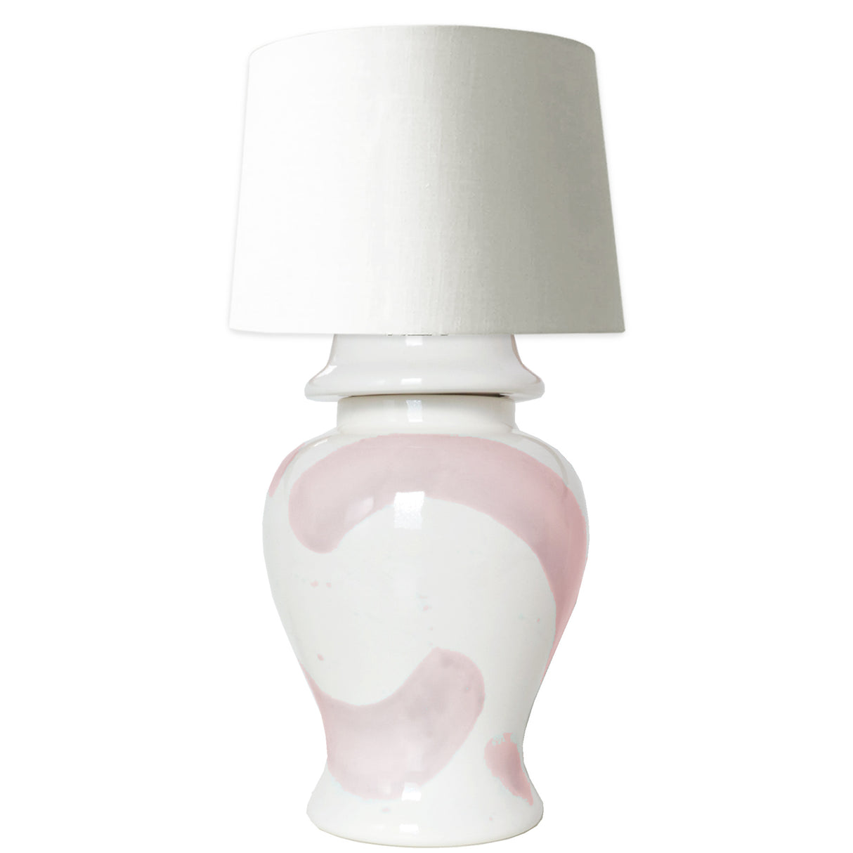 Cherry Blossom Brushstroke Ginger Jar Lamp