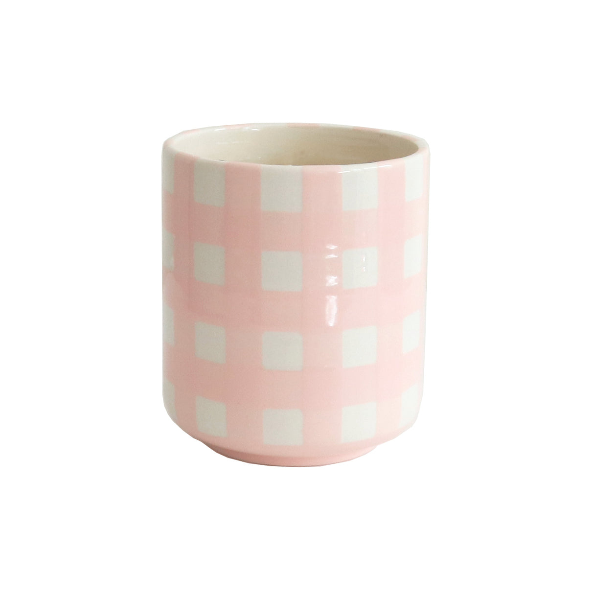 Gingham Vase
