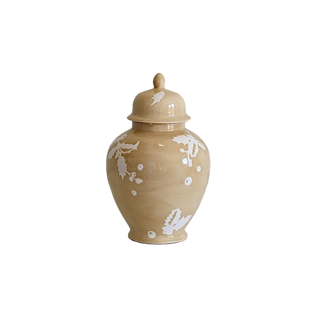 Deck the Halls Ginger Jars in Sand