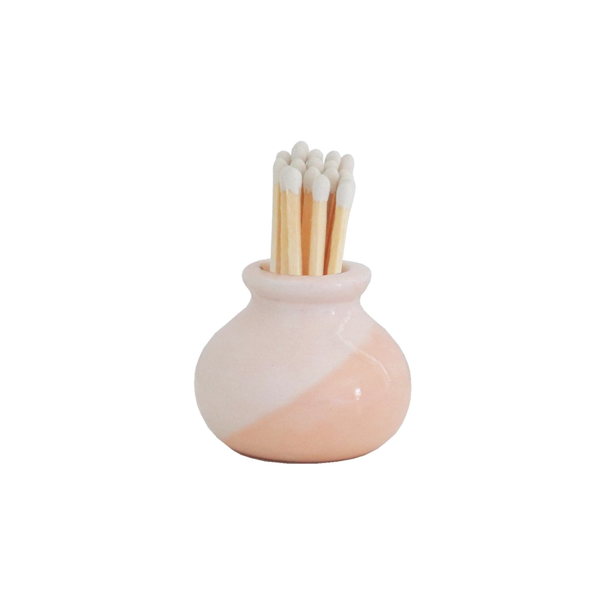 Blush Dip-dye Match Holder/ Striker