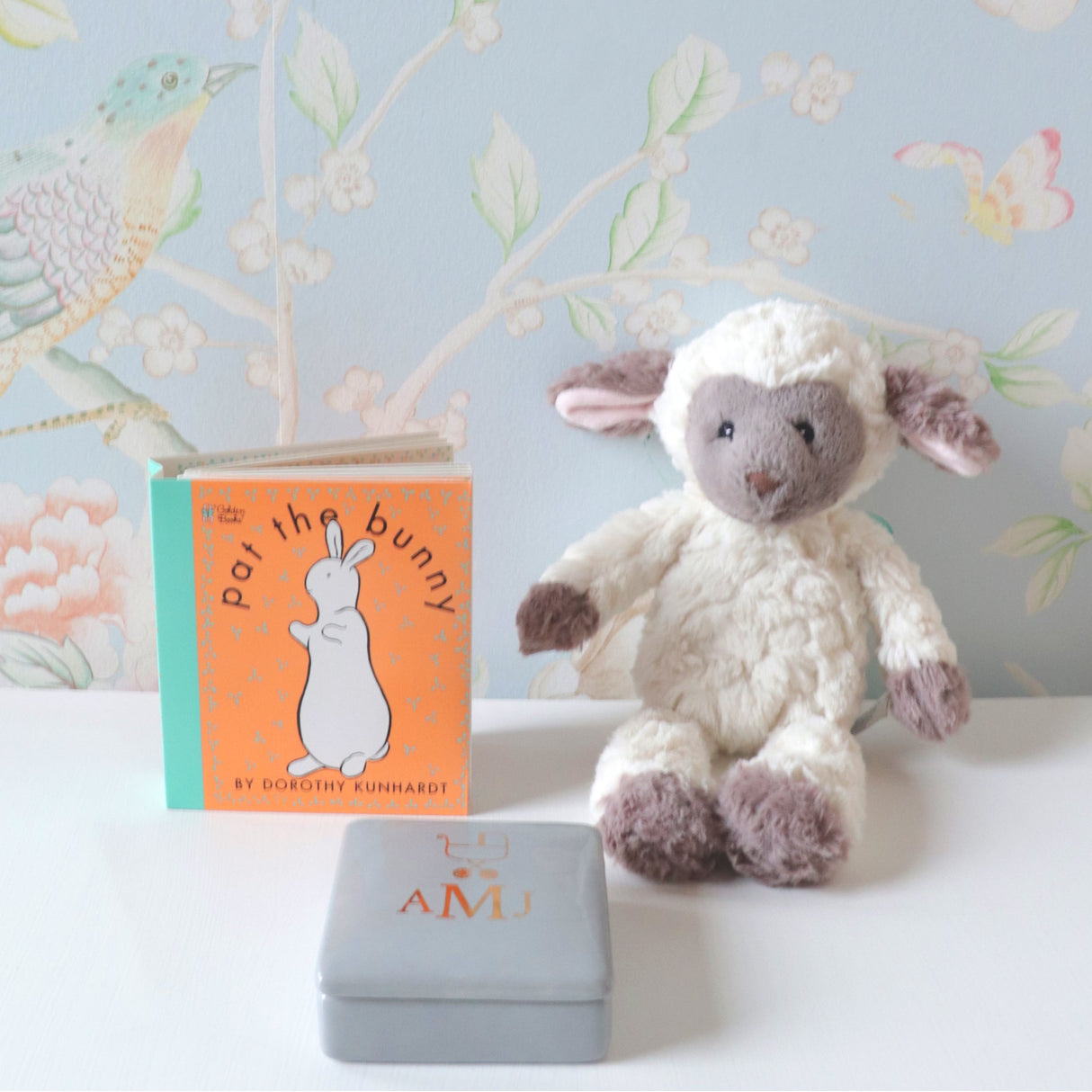 New Baby Keepsake Monogrammed Box
