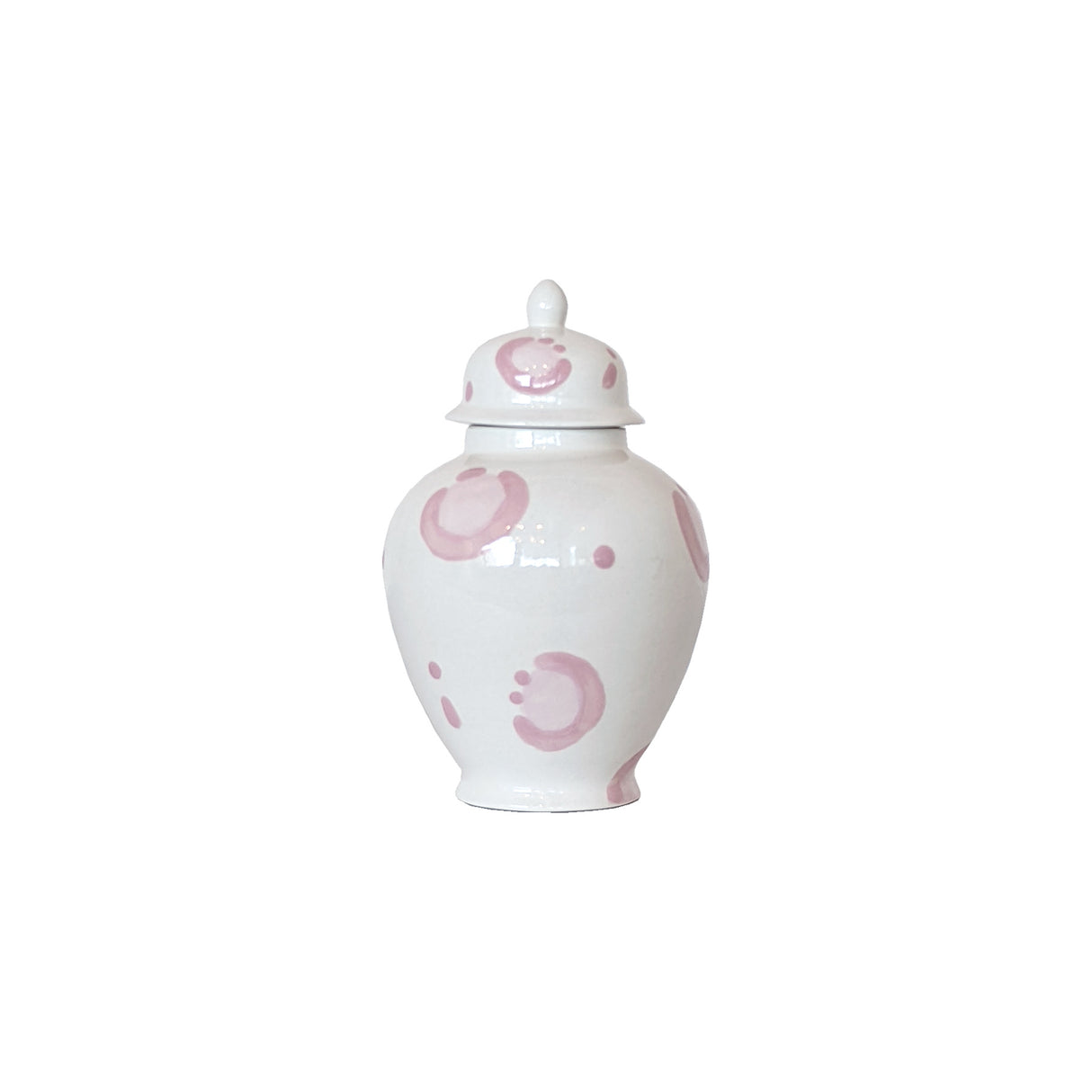 Light Pink Leopard Print Ginger Jars