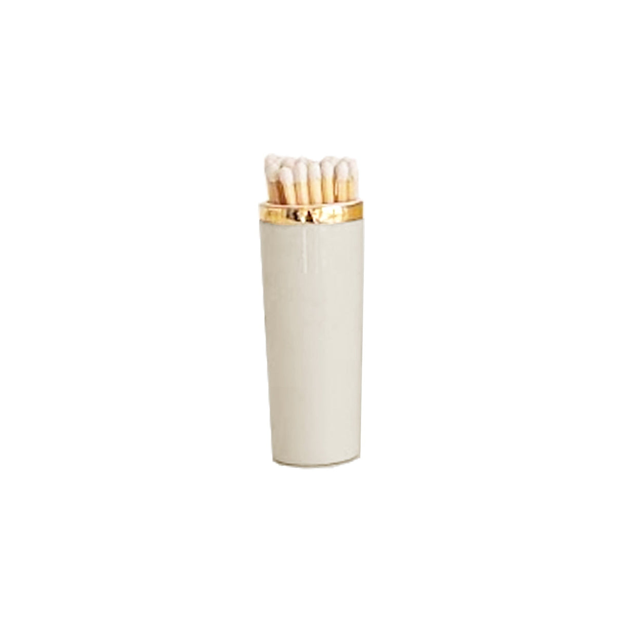 Solid Match Holder/ Striker with Gold Accent