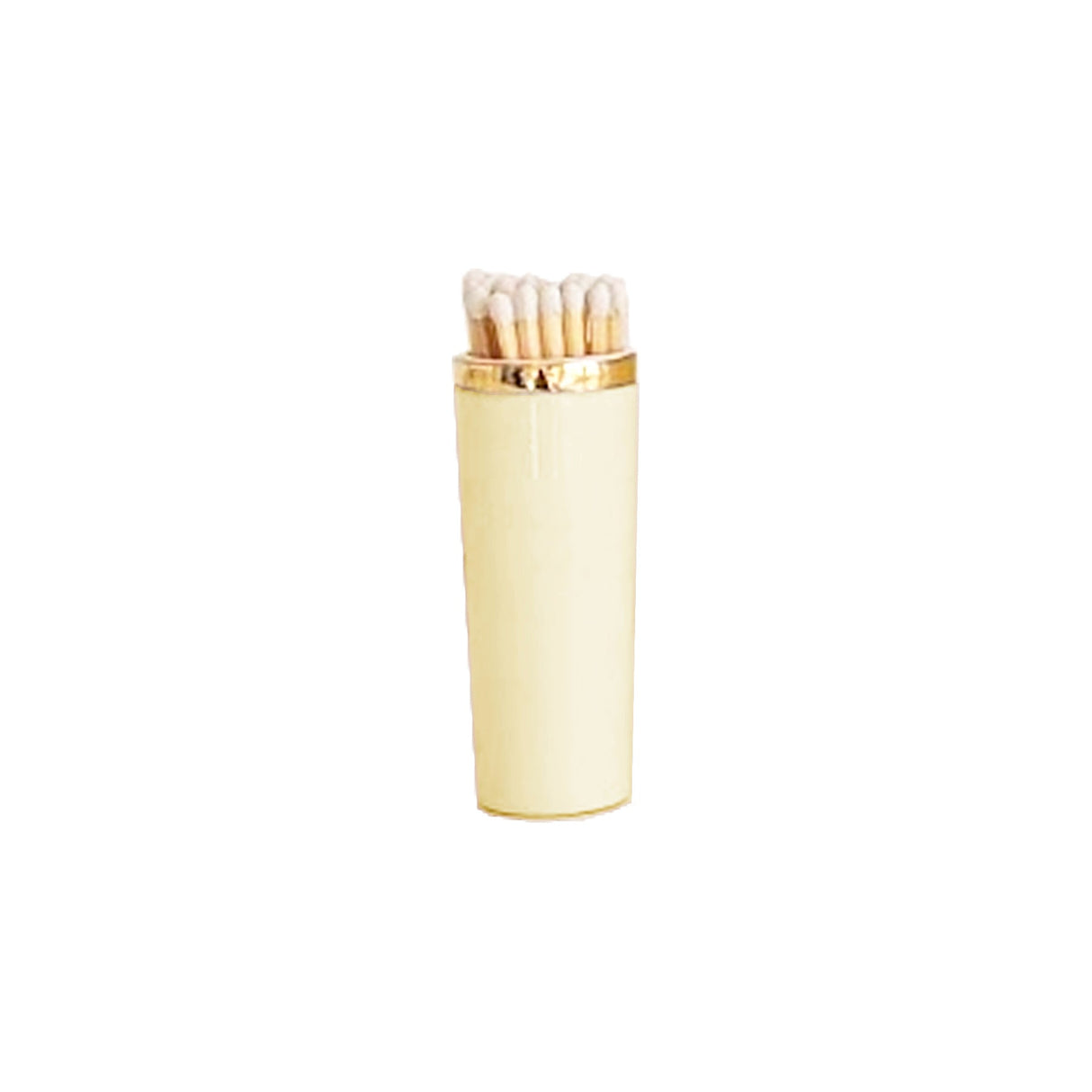 Solid Match Holder/ Striker with Gold Accent