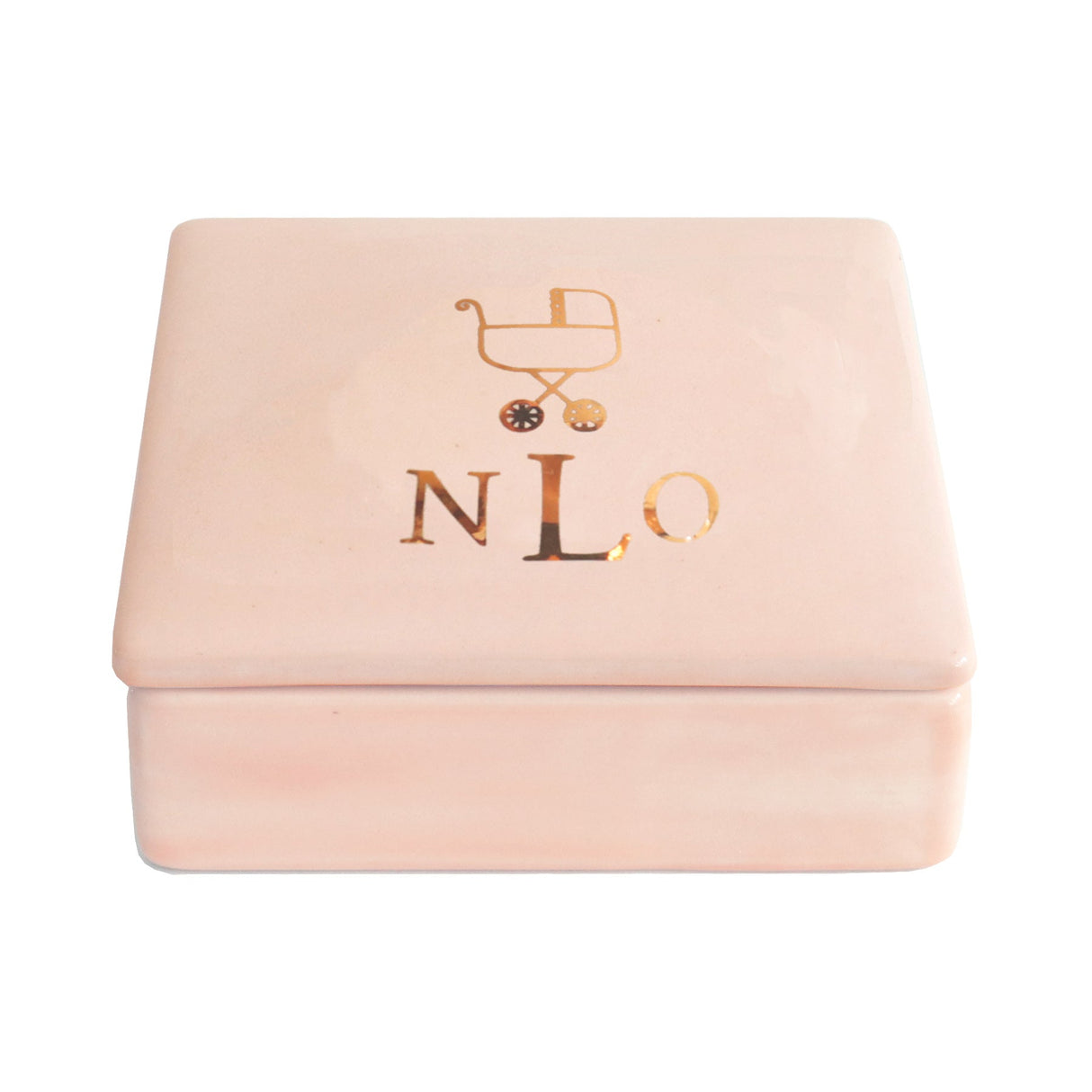 New Baby Keepsake Monogrammed Box