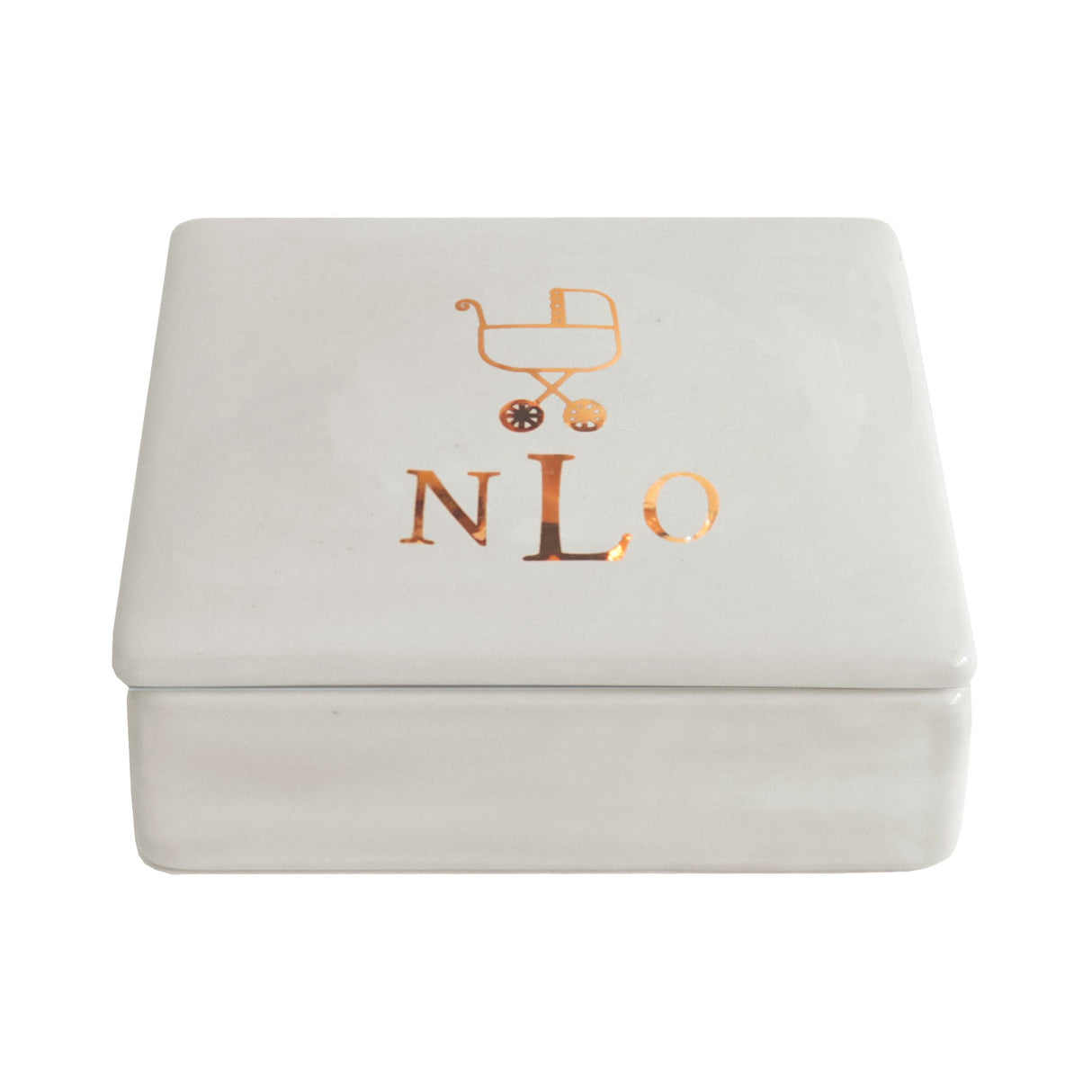 New Baby Keepsake Monogrammed Box