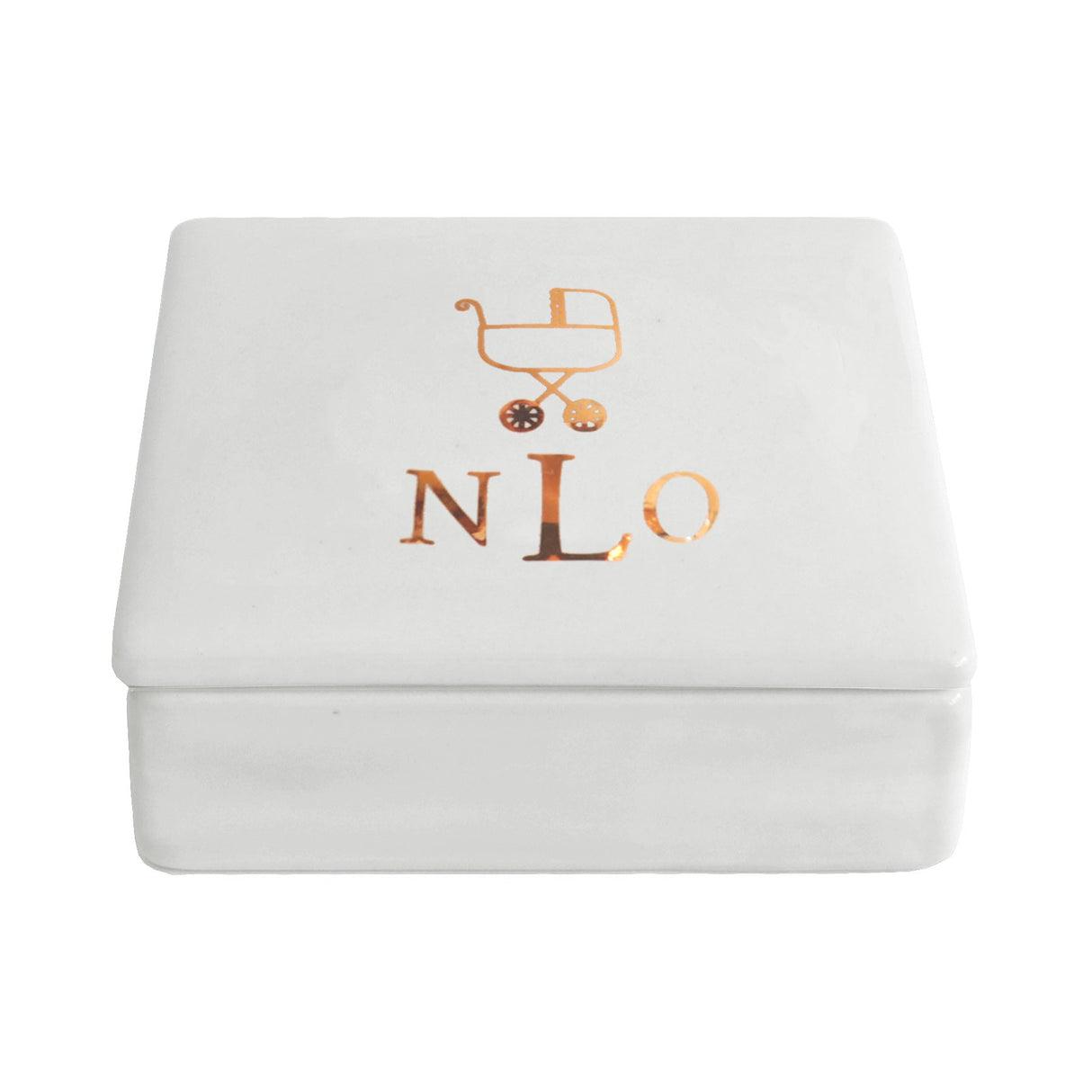 New Baby Keepsake Monogrammed Box