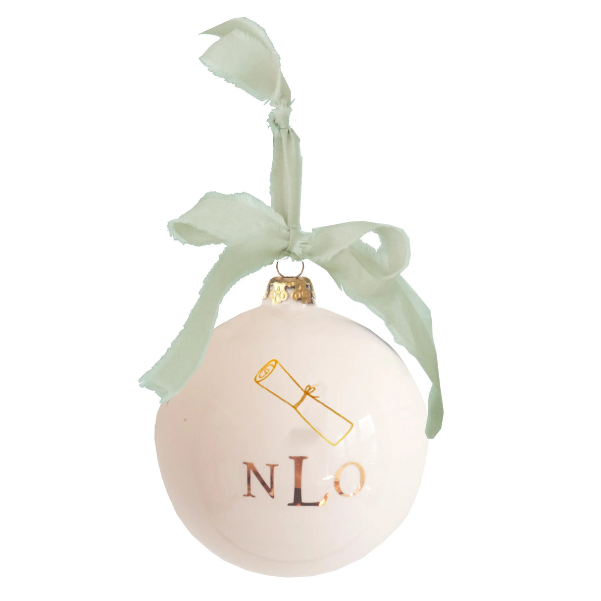 Monogrammed Keepsake Ornament- Graduation