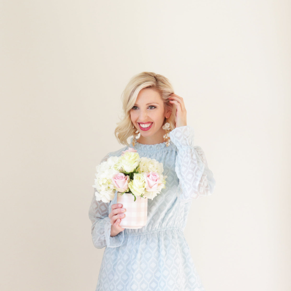 Gingham Vase | Wholesale