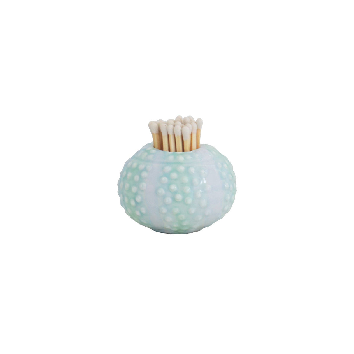 Sea Urchin Match Holder/ Striker in Aqua