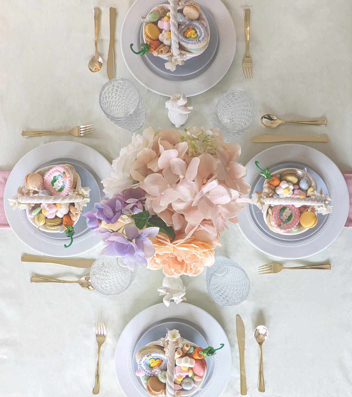 Bunny and Basket Serving Dish with Card Holder | Wholesale