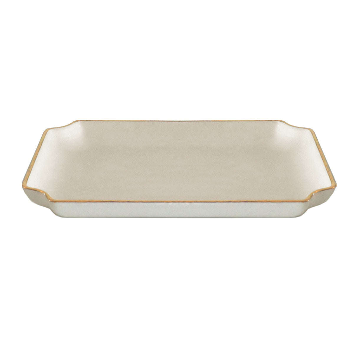 Solid Trays with Gold Accent | Wholesale