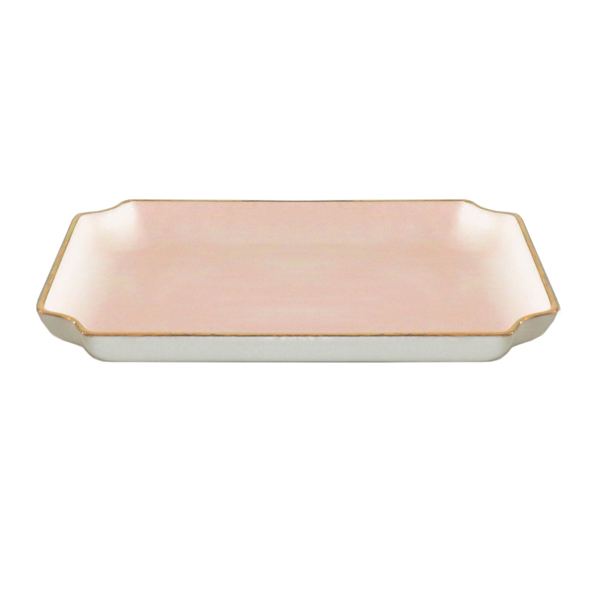 Solid Trays with Gold Accent