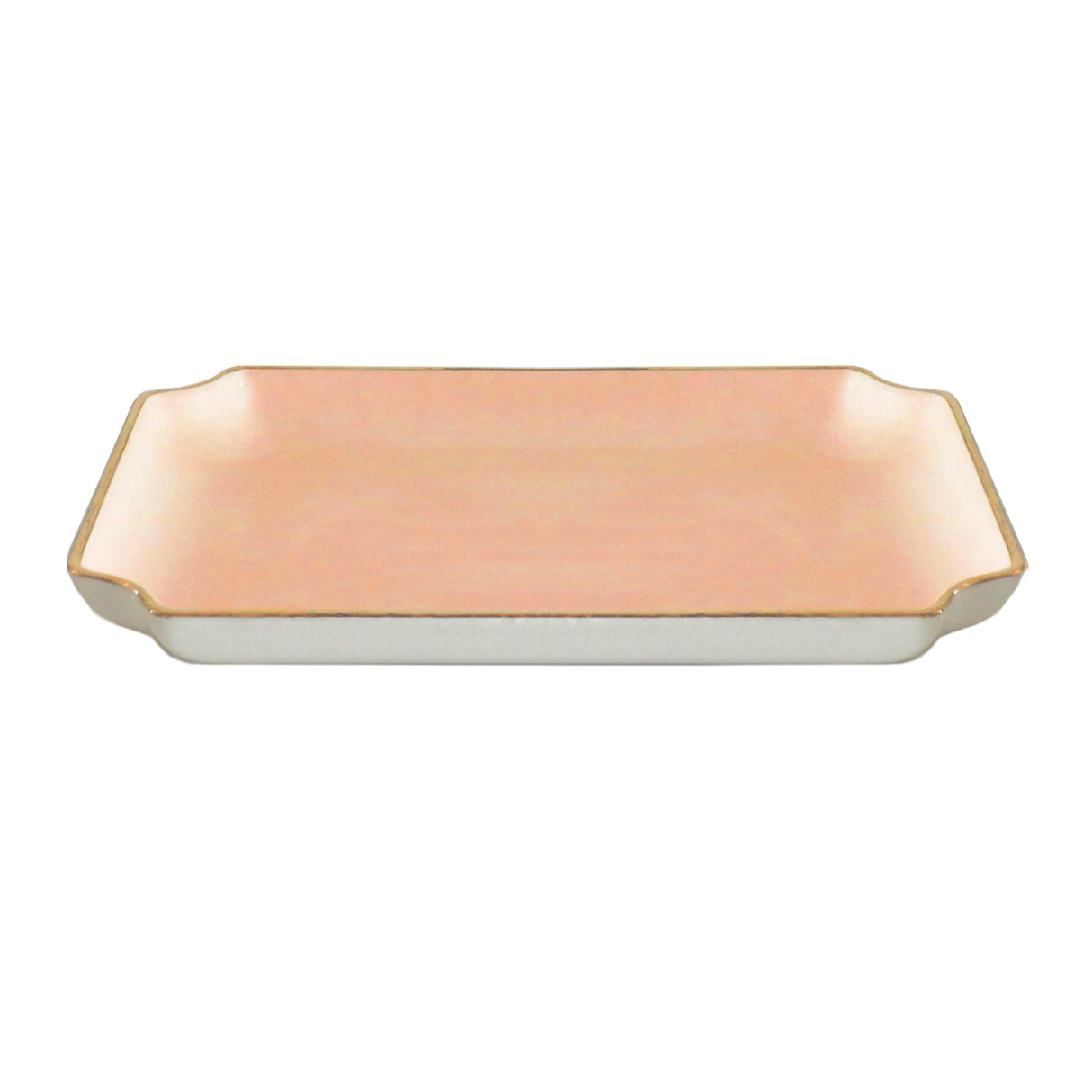 Solid Trays with Gold Accent
