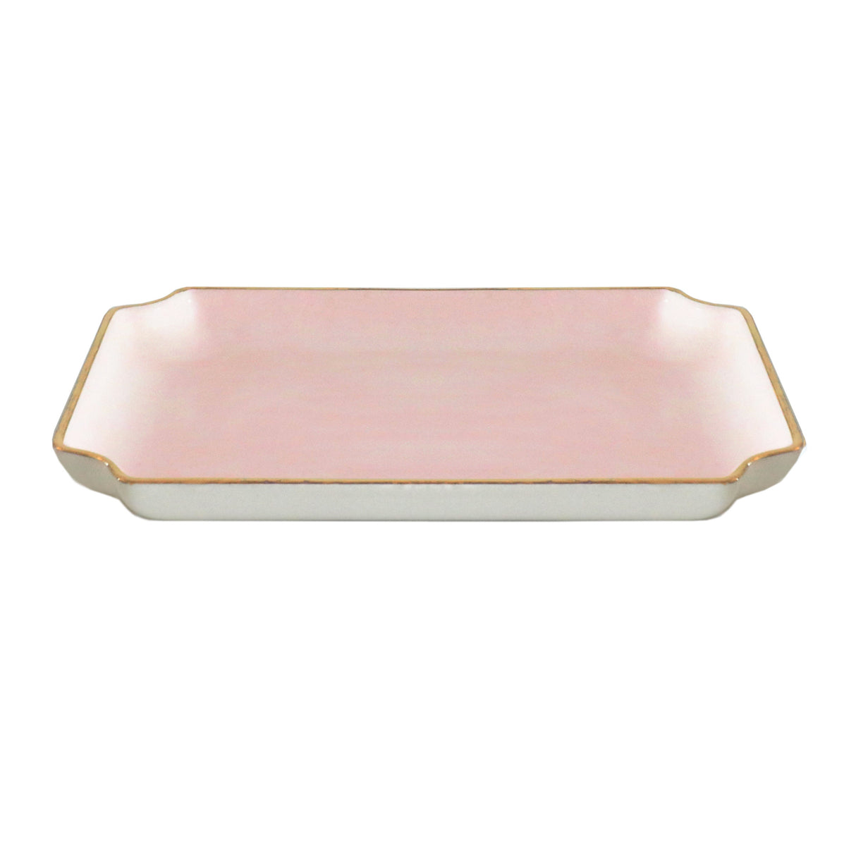Solid Trays with Gold Accent