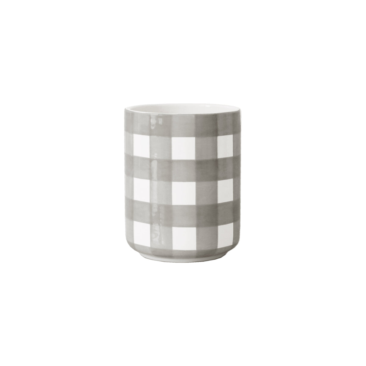 Gingham Large Vase/ Utensil Holder | Wholesale