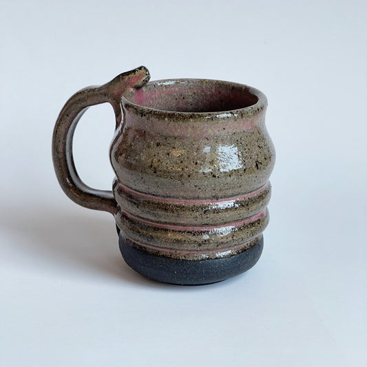 Black and Muted pink Mug | Katie Brown