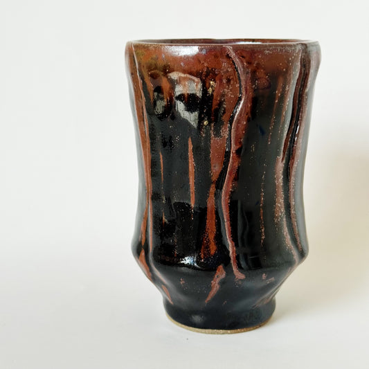 Copper & Black Cup | Panther Pots by Ayden Krzmarzick