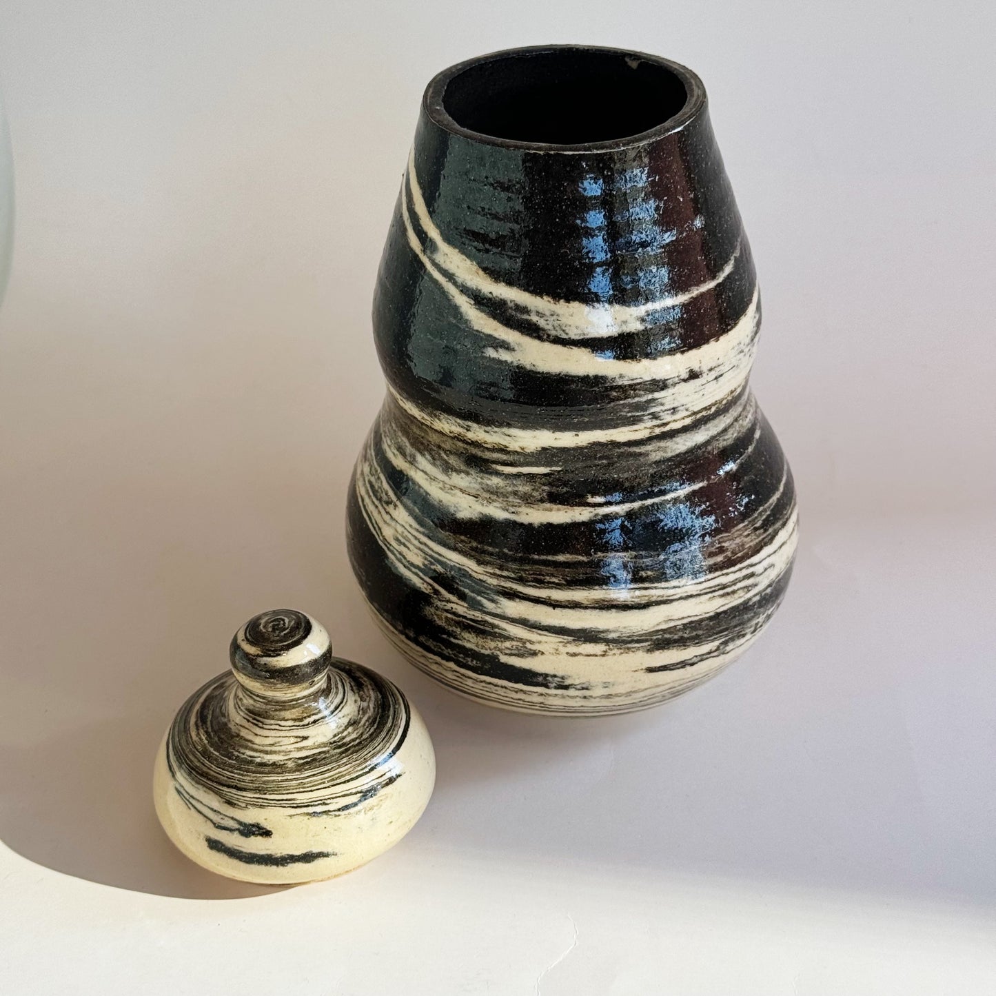 Large Swirled Jar | Katie Brown