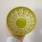 Green Geometric Bowl | Cindy Walker Davidson