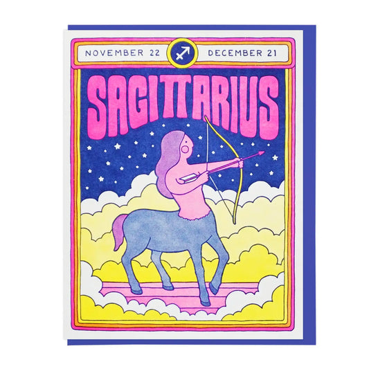 Sagittarius Birthday Card