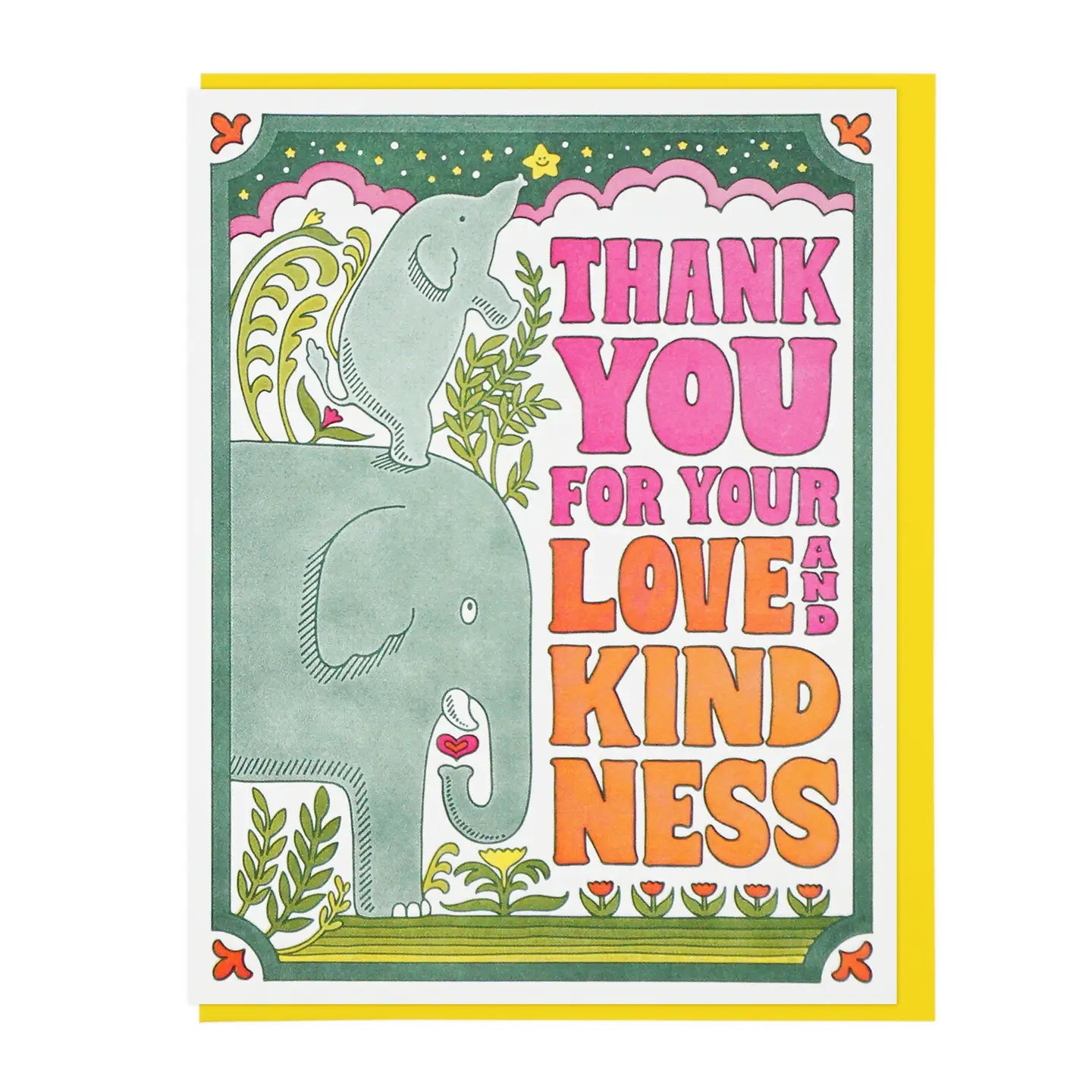 Thank You for Your Love Greeting Card