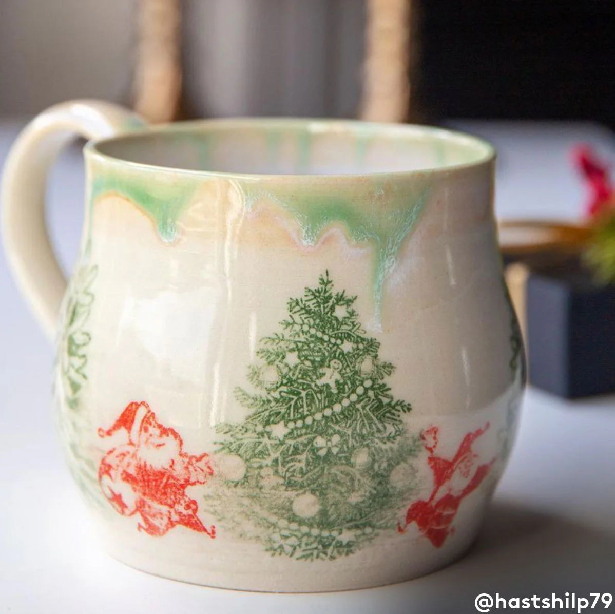 Holiday Trees Underglaze Transfer