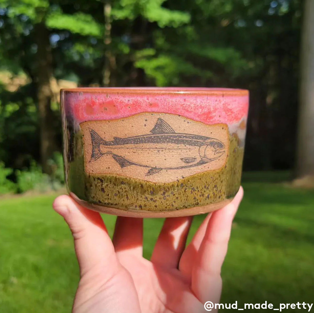 Lake Fish Underglaze Transfer