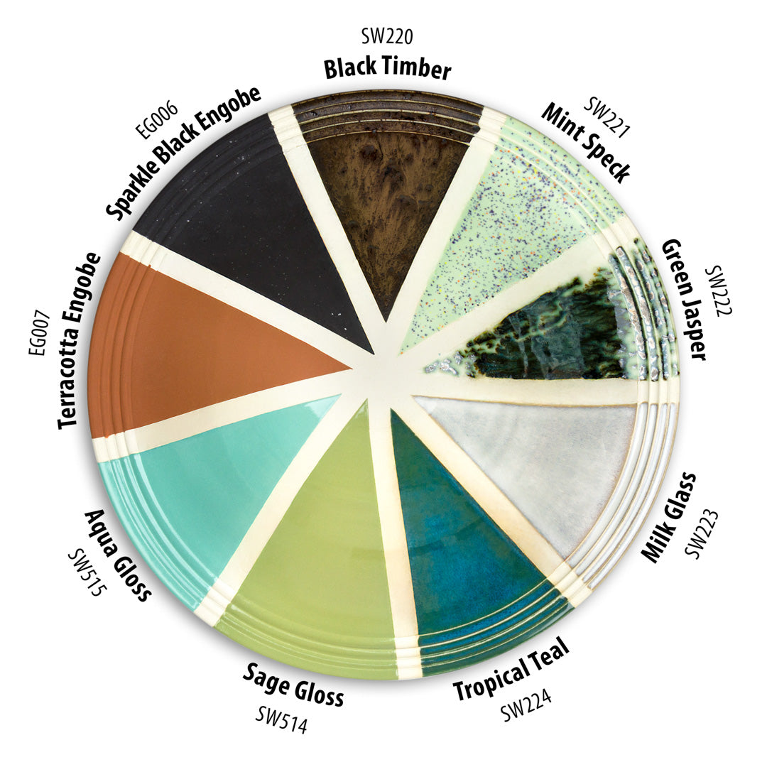 Stoneware 222 Green Jasper – Ruby Clay Company