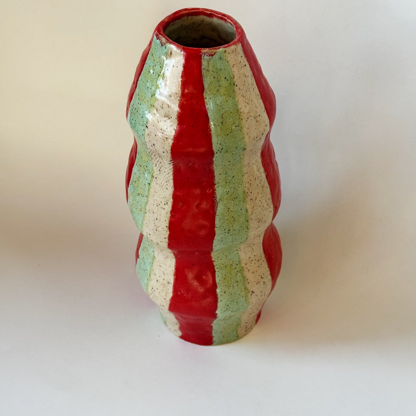 Large Striped Vase | Madeleine Schmidt
