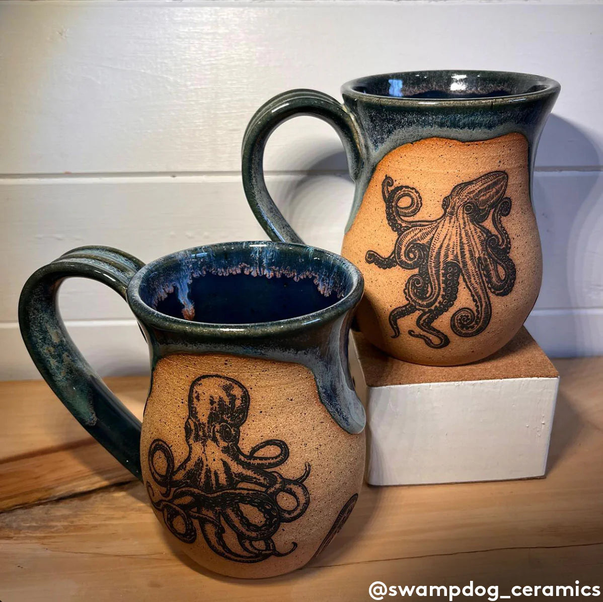 Octopus Underglaze Transfer