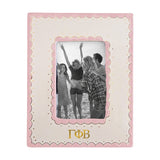 Gamma Phi Beta Scallop Monogrammed Picture Frame