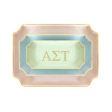 Alpha Sigma Tau Gold Monogram Decorative Tray