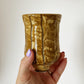 Tan Marbled Cup | Panther Pots by Ayden Krzmarzick