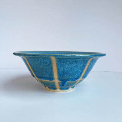 Gridded Blue Bowl | Danny Aguirre