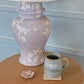 Chinoiserie Dreams Ginger Jar Lamp in Light Lavender | Wholesale