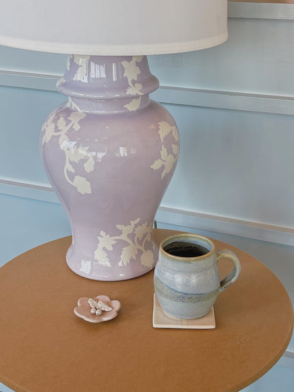 Chinoiserie Dreams Ginger Jar Lamp in Light Lavender | Wholesale