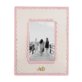 Alpha Phi Scallop Monogrammed Photo Frame