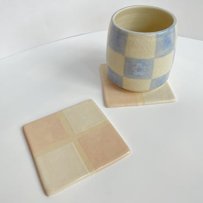 Check Coaster | Terra Clay Co.