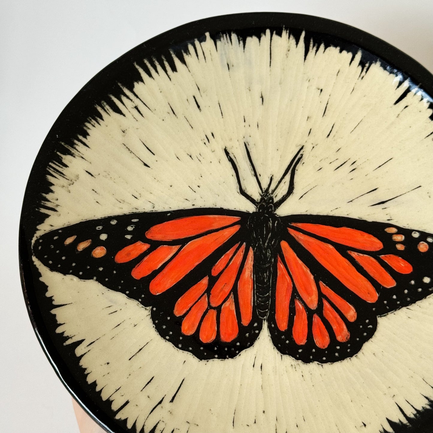 Monarch Plate | Cindy Walker Davidson