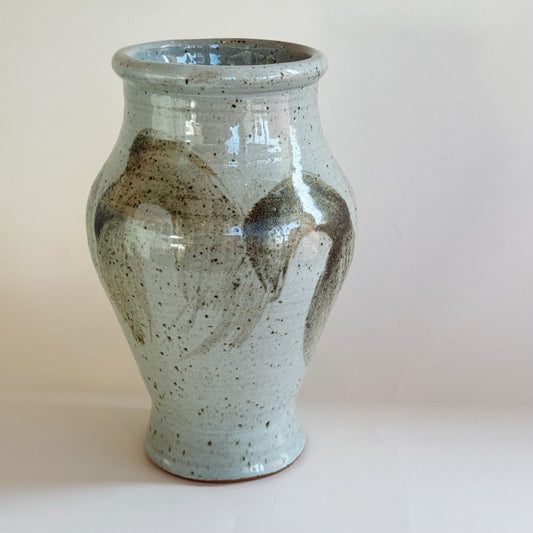 Gray Brushstroke Vase | Panther Pots by Joseph Clayton