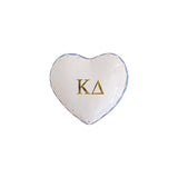 Personalized Kappa Delta Monogrammed Heart Box