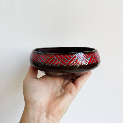 Geometric Bowl Santa Fe Style | Jim Pratt - Tulsa Clay