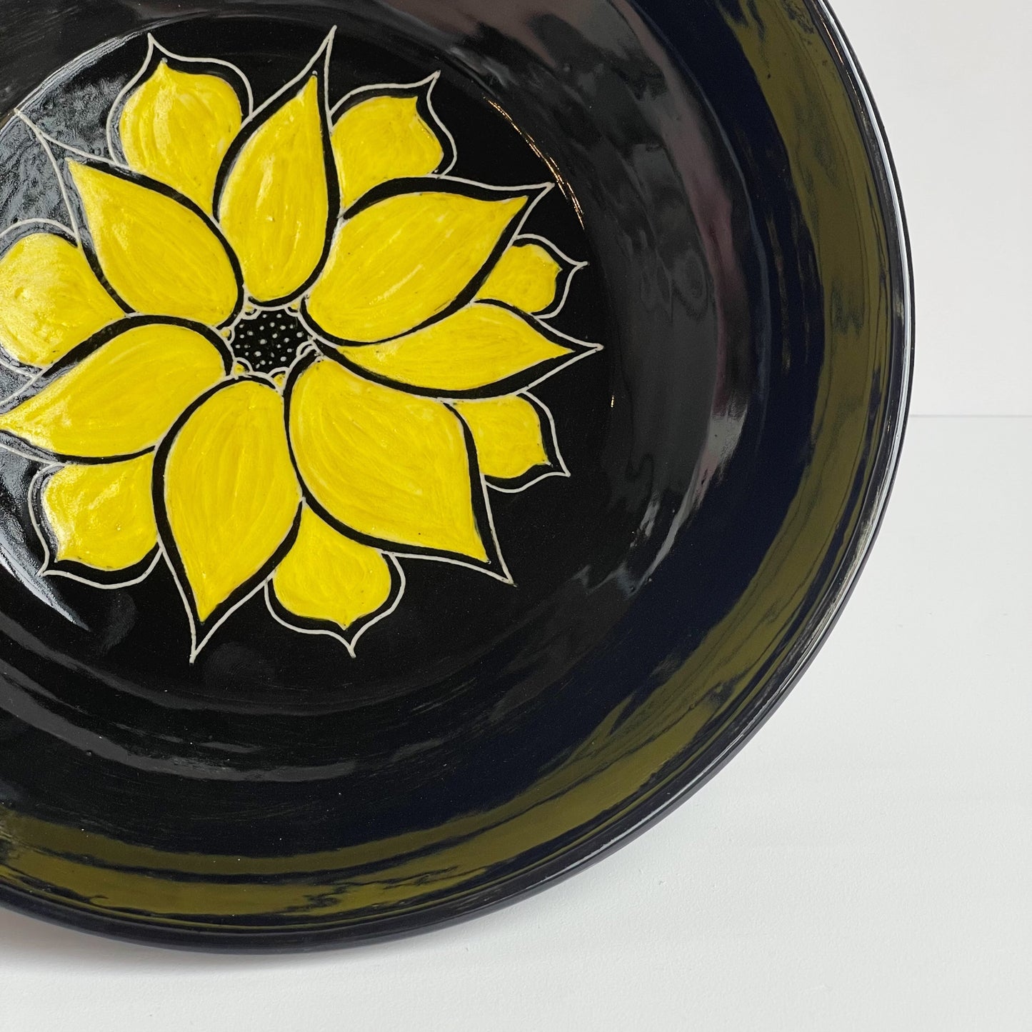 Yellow Flower Bowl | Cindy Walker Davidson