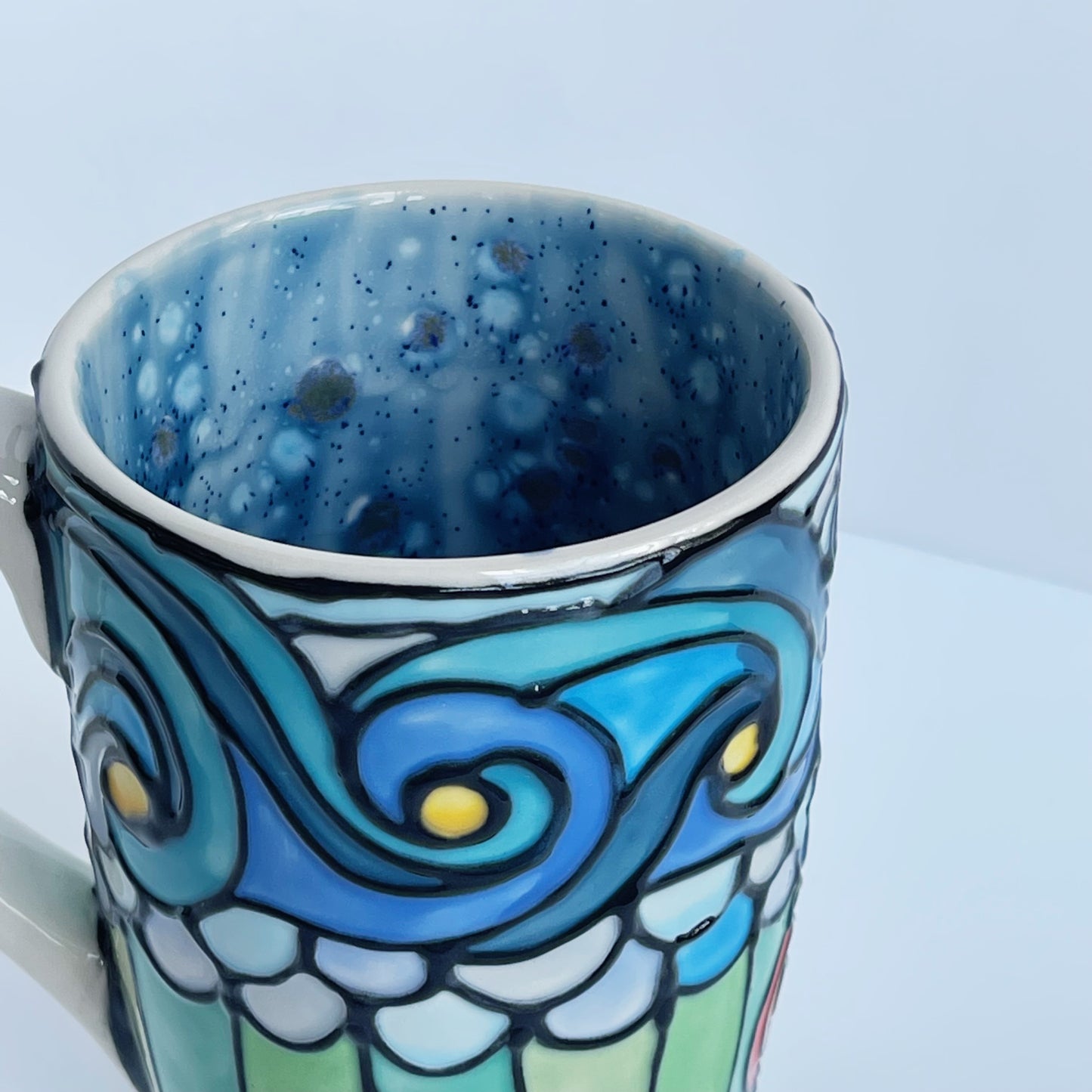 Stained Glass Landscape Mug | Once & Future Things