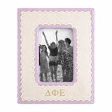 Delta Phi Epsilon Scallop Monogrammed Picture Frame