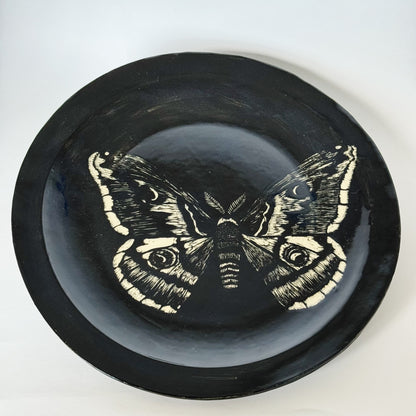 Moth Platter | Cindy Walker Davidson