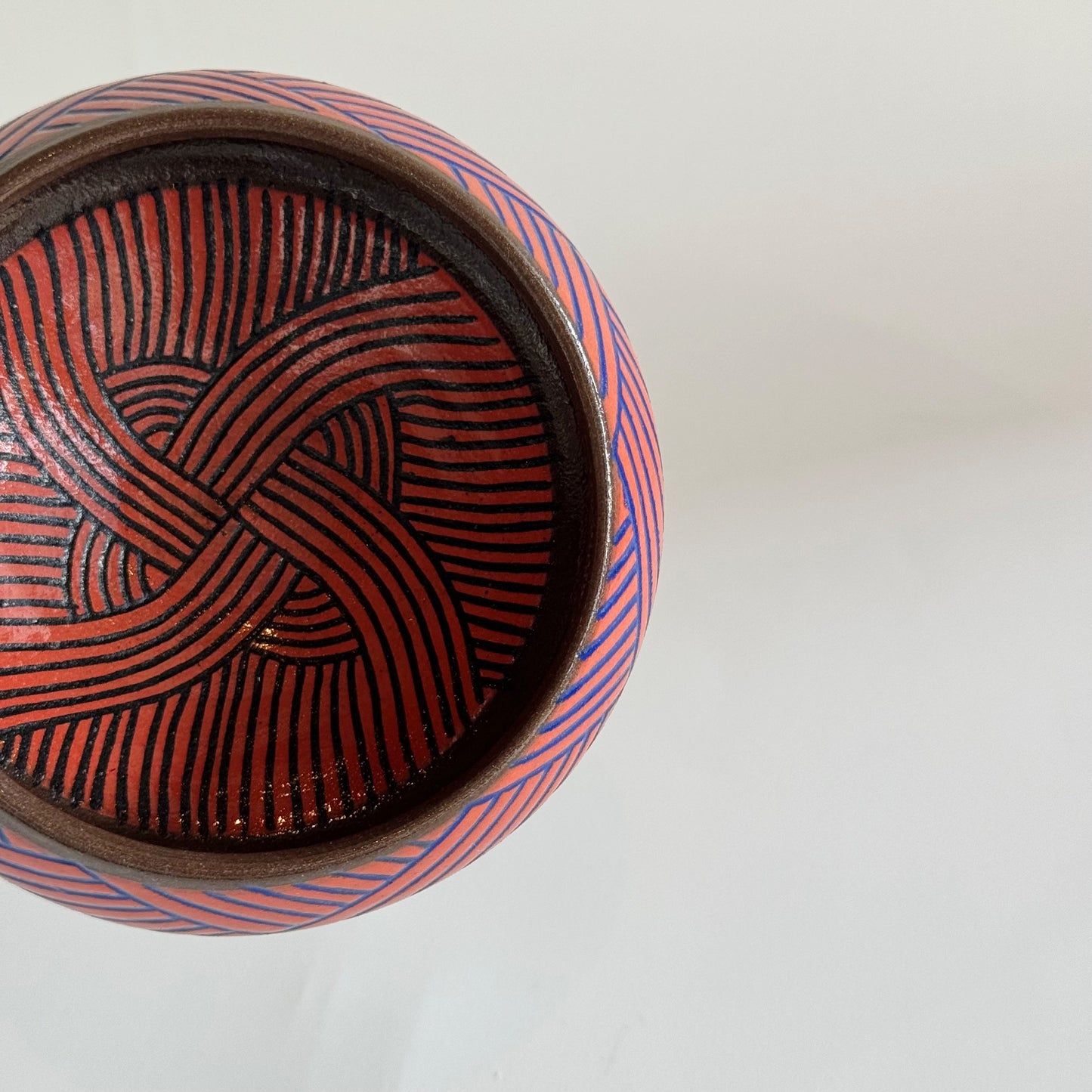 Chocolate Clay Santa Fe Bowl | Jim Pratt- Tulsa Clay