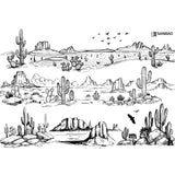 Desert Underglaze Transfer